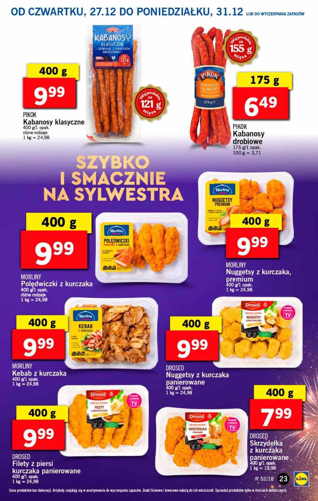 Gazetka promocyjna Lidl do 31/12/2018 str.23