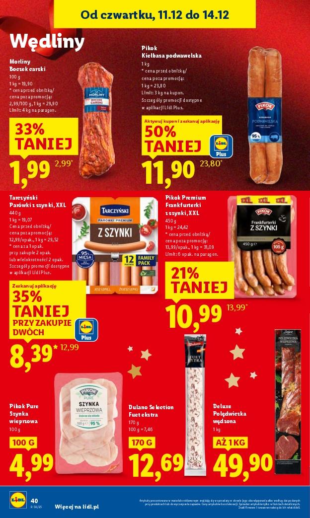 Gazetka promocyjna Lidl do 14/12/2025 str.40