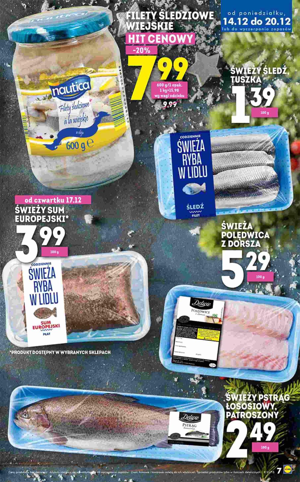 Gazetka promocyjna Lidl do 20/12/2015 str.7