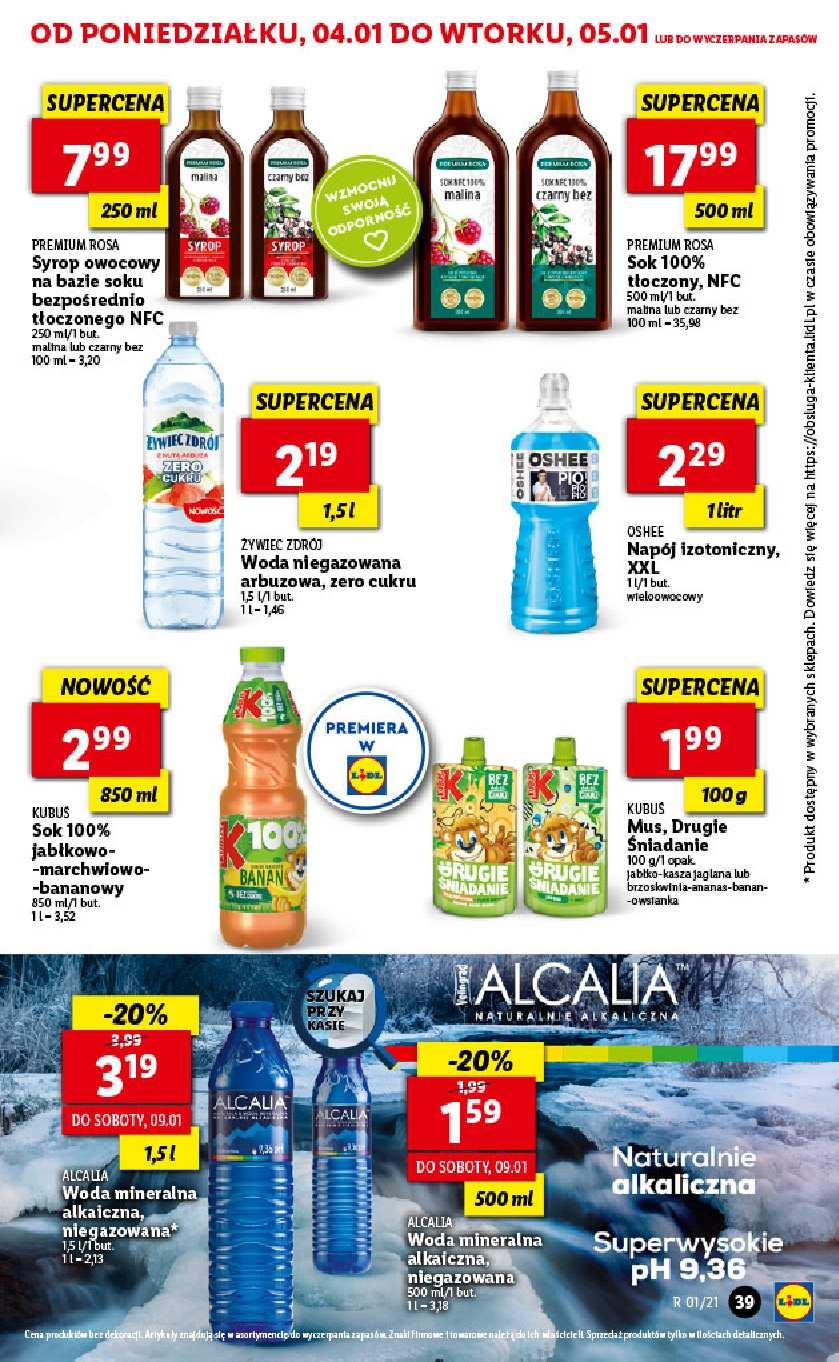 Gazetka promocyjna Lidl do 05/01/2021 str.39