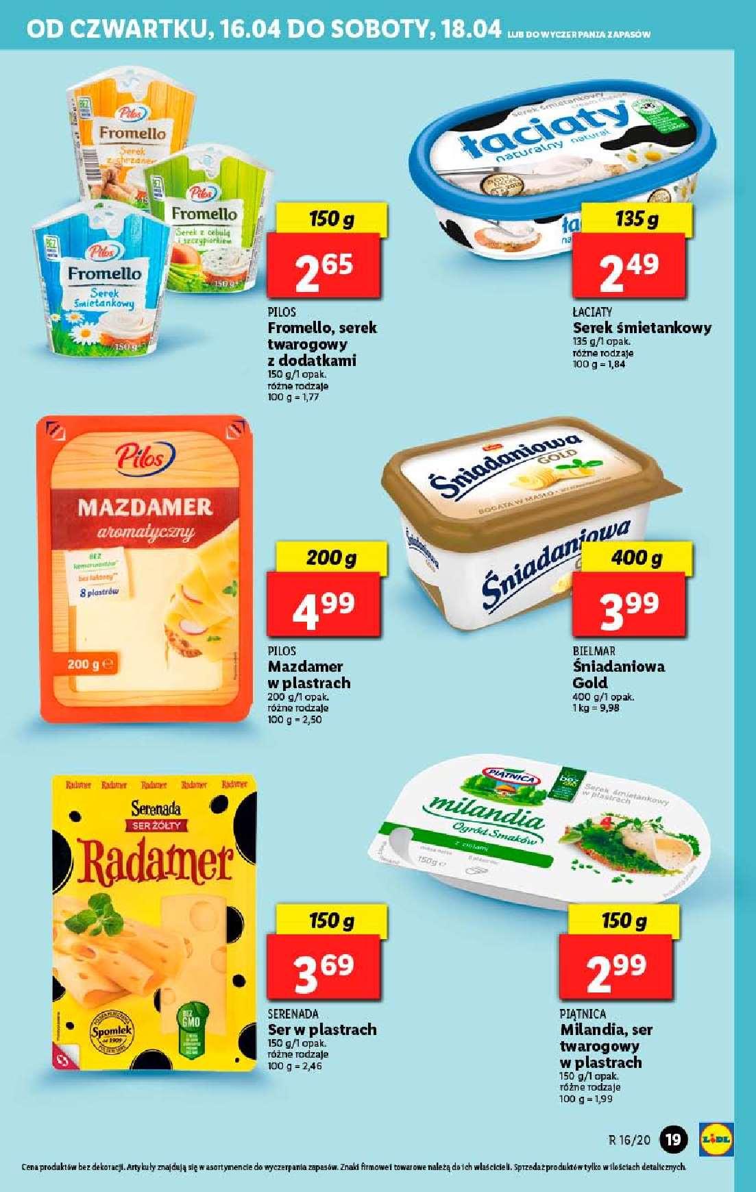 Gazetka promocyjna Lidl do 18/04/2020 str.19