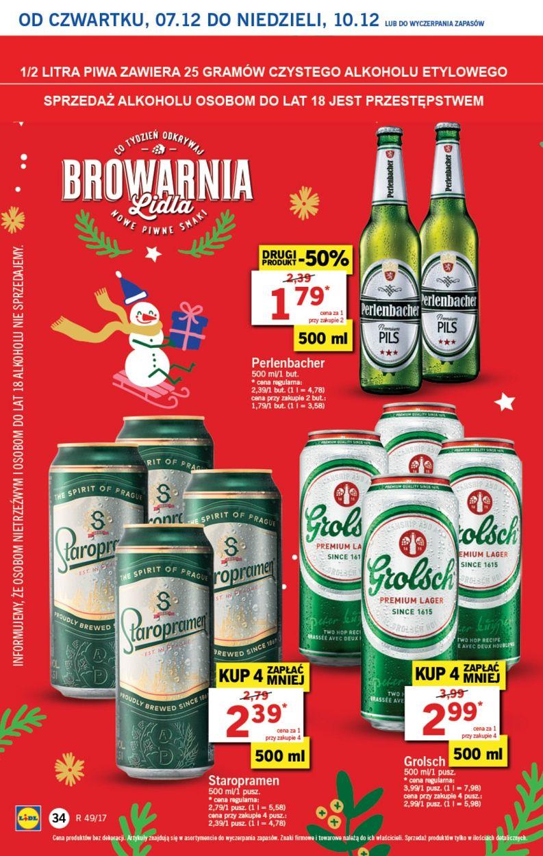 Gazetka promocyjna Lidl do 10/12/2017 str.34