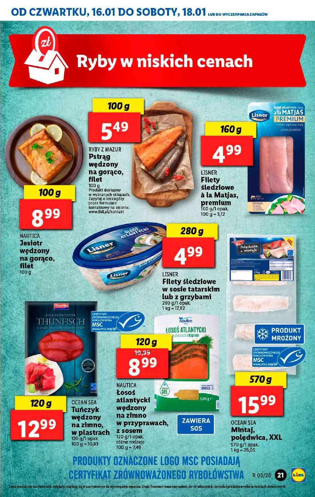 Gazetka promocyjna Lidl do 18/01/2020 str.21