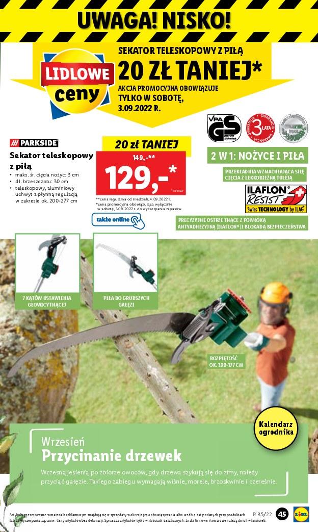 Gazetka promocyjna Lidl do 03/09/2022 str.45