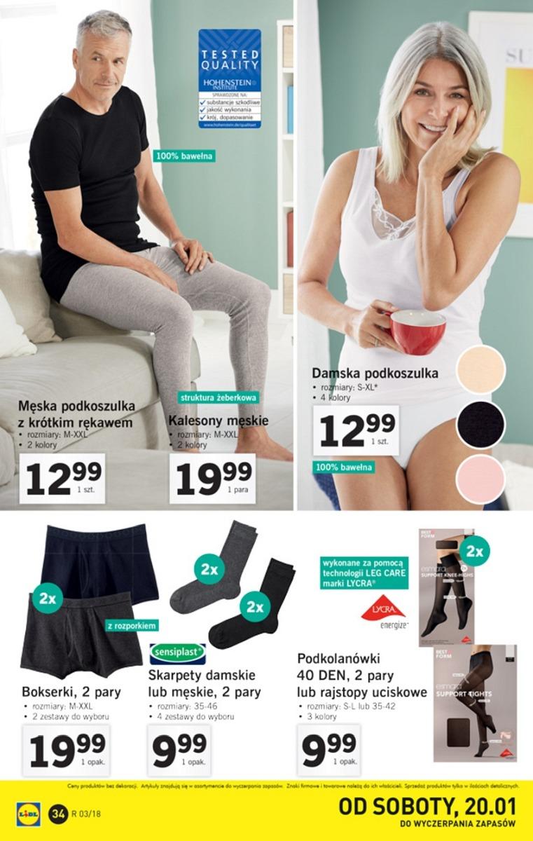 Gazetka promocyjna Lidl do 21/01/2018 str.34