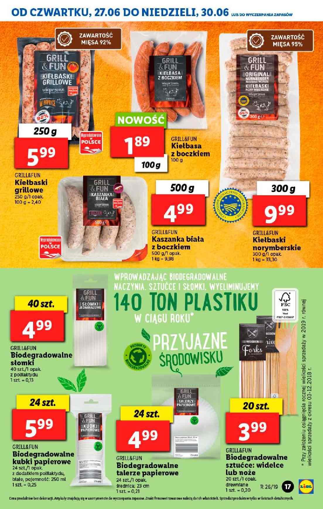 Gazetka promocyjna Lidl do 30/06/2019 str.17