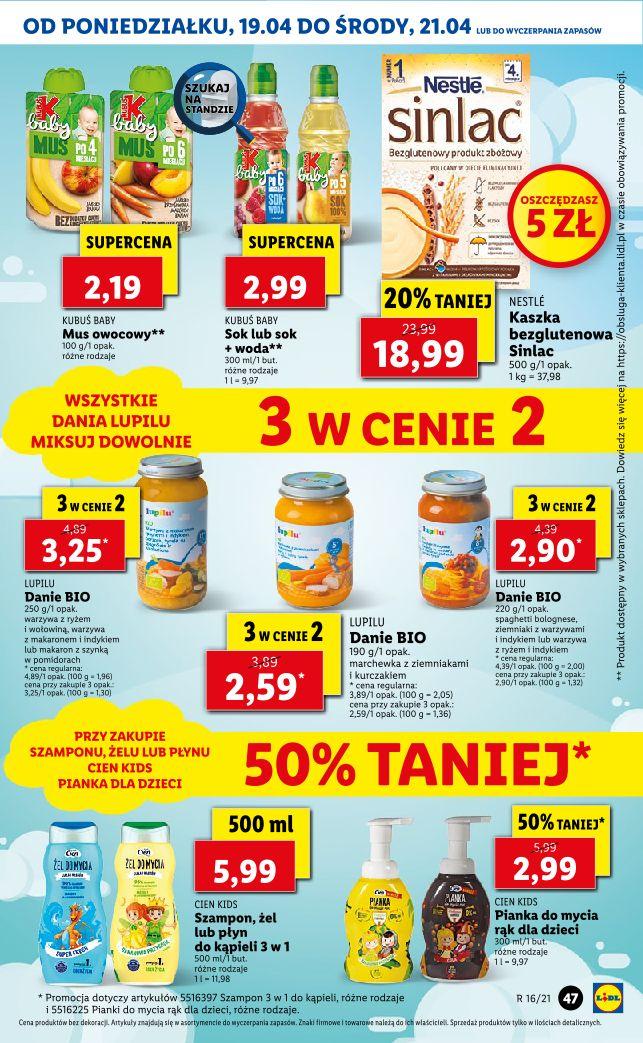 Gazetka promocyjna Lidl do 21/04/2021 str.47