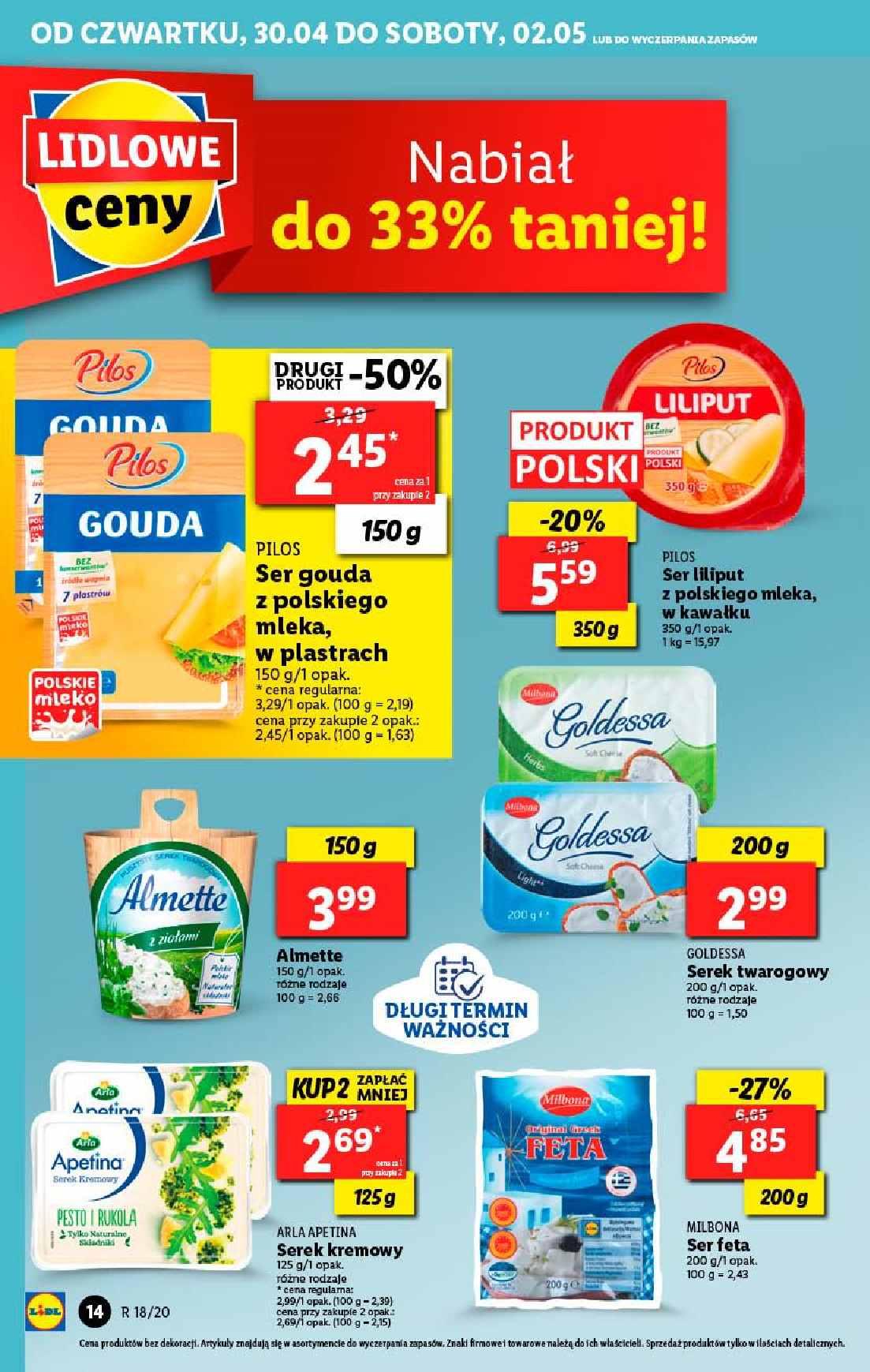 Gazetka promocyjna Lidl do 02/05/2020 str.14