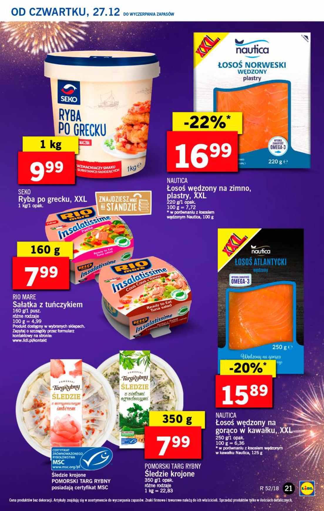 Gazetka promocyjna Lidl do 31/12/2018 str.21