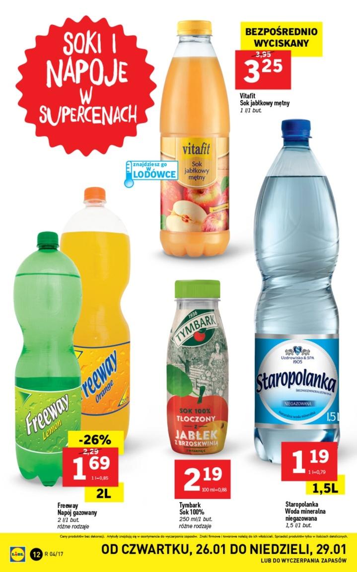 Gazetka promocyjna Lidl do 29/01/2017 str.12