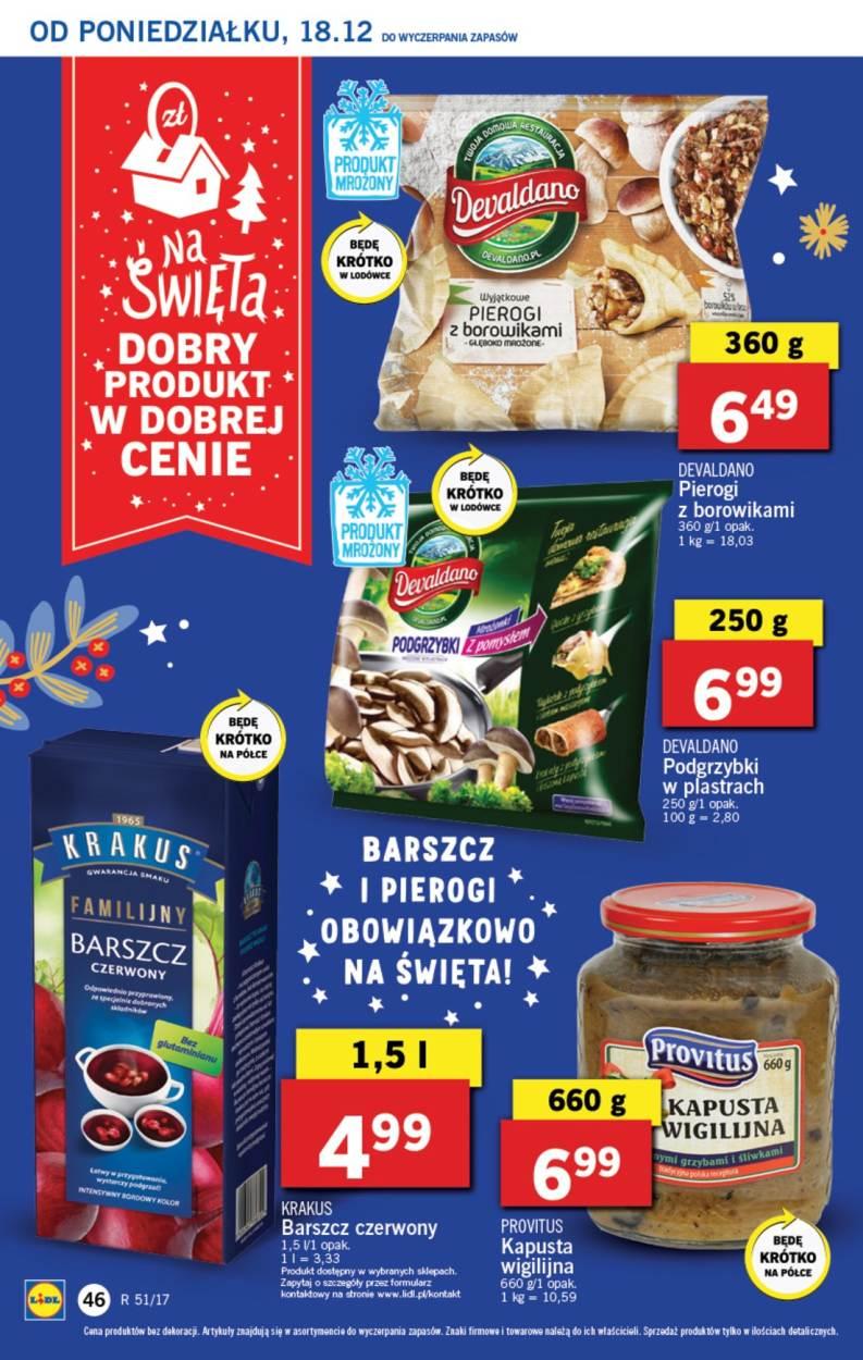 Gazetka promocyjna Lidl do 20/12/2017 str.46