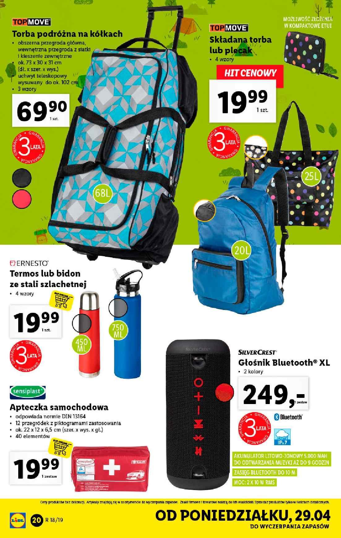 Gazetka promocyjna Lidl do 04/05/2019 str.20