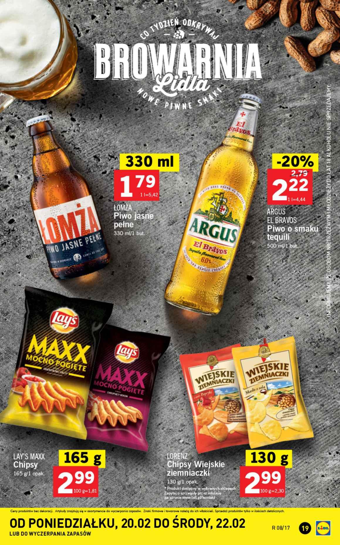 Gazetka promocyjna Lidl do 22/02/2017 str.19