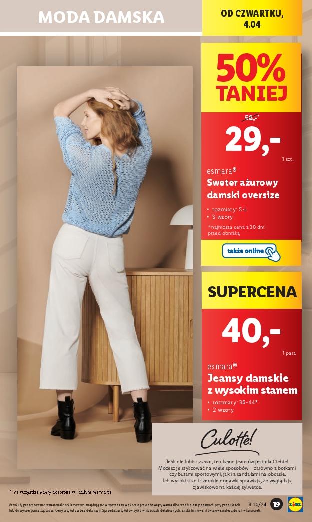 Gazetka promocyjna Lidl do 06/04/2024 str.19