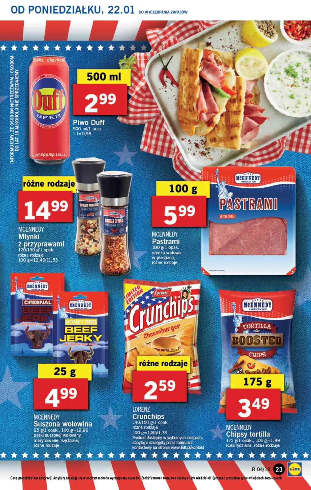 Gazetka promocyjna Lidl do 24/01/2018 str.23