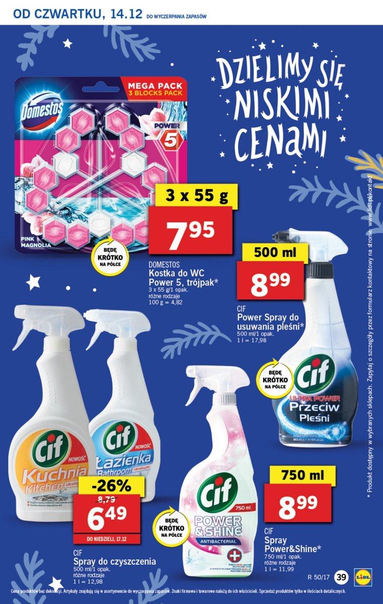 Gazetka promocyjna Lidl do 17/12/2017 str.39