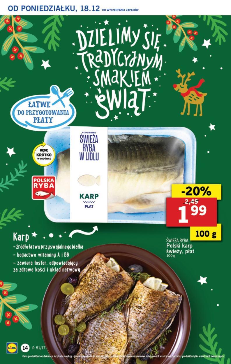 Gazetka promocyjna Lidl do 20/12/2017 str.14