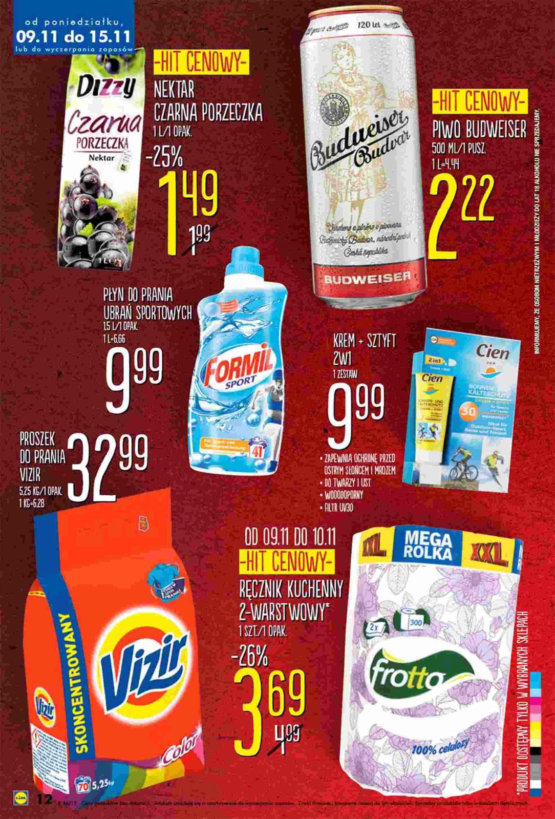 Gazetka promocyjna Lidl do 15/11/2015 str.12