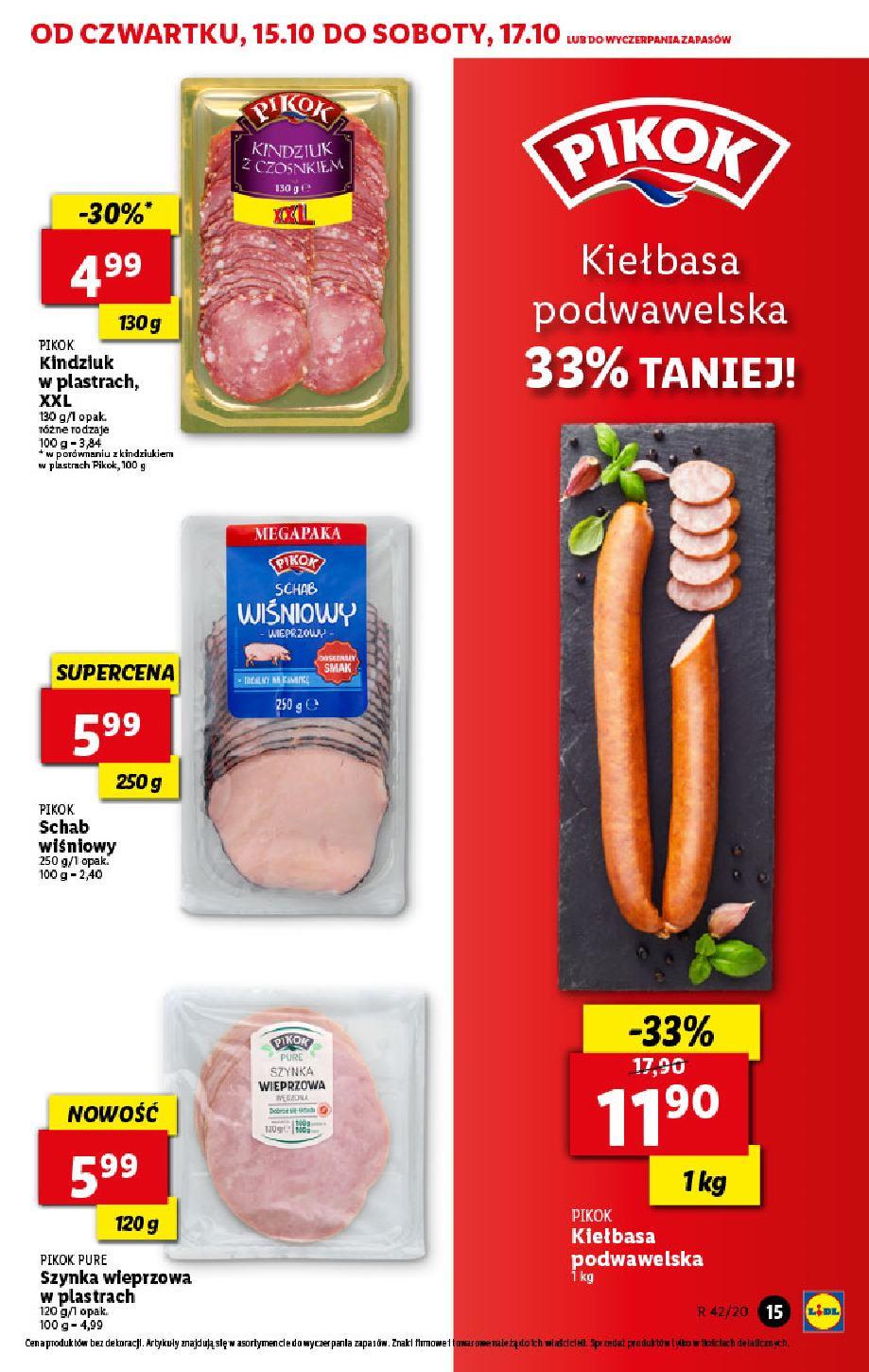 Gazetka promocyjna Lidl do 17/10/2020 str.15