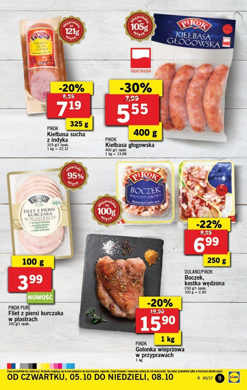 Gazetka promocyjna Lidl do 08/10/2017 str.9