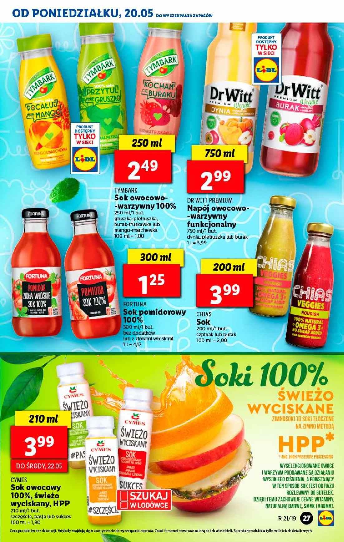 Gazetka promocyjna Lidl do 26/05/2019 str.27