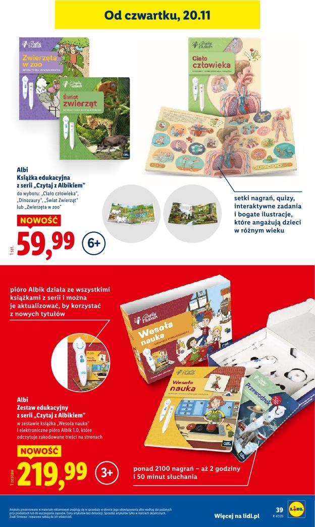 Gazetka promocyjna Lidl do 30/11/2025 str.39