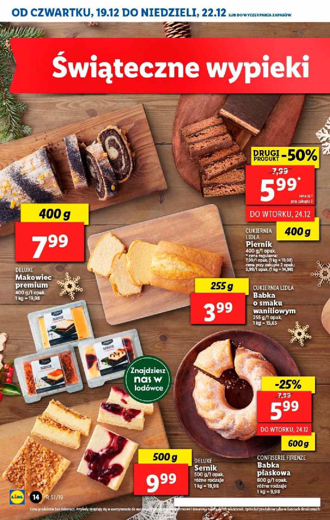 Gazetka promocyjna Lidl do 22/12/2019 str.14