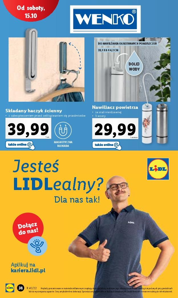 Gazetka promocyjna Lidl do 15/10/2022 str.38