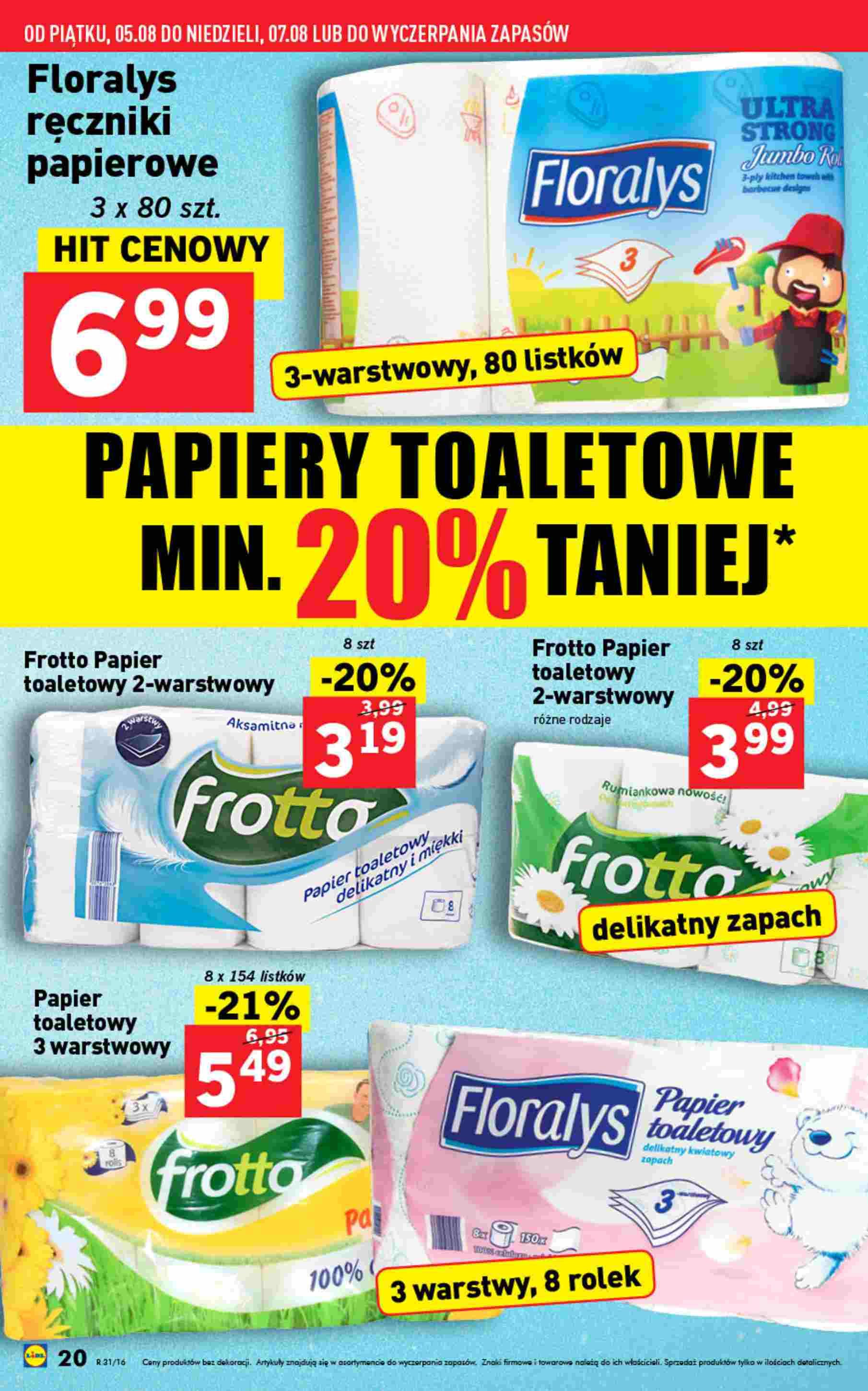 Gazetka promocyjna Lidl do 07/08/2016 str.20