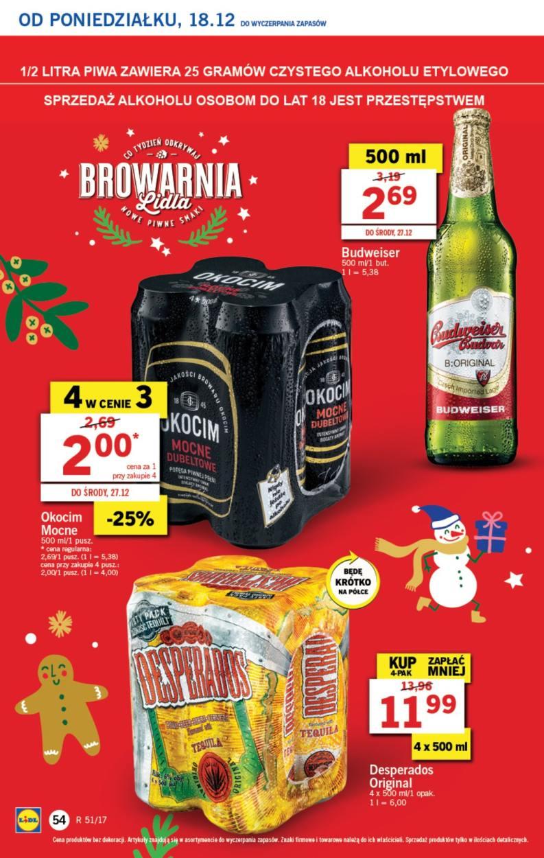 Gazetka promocyjna Lidl do 20/12/2017 str.54