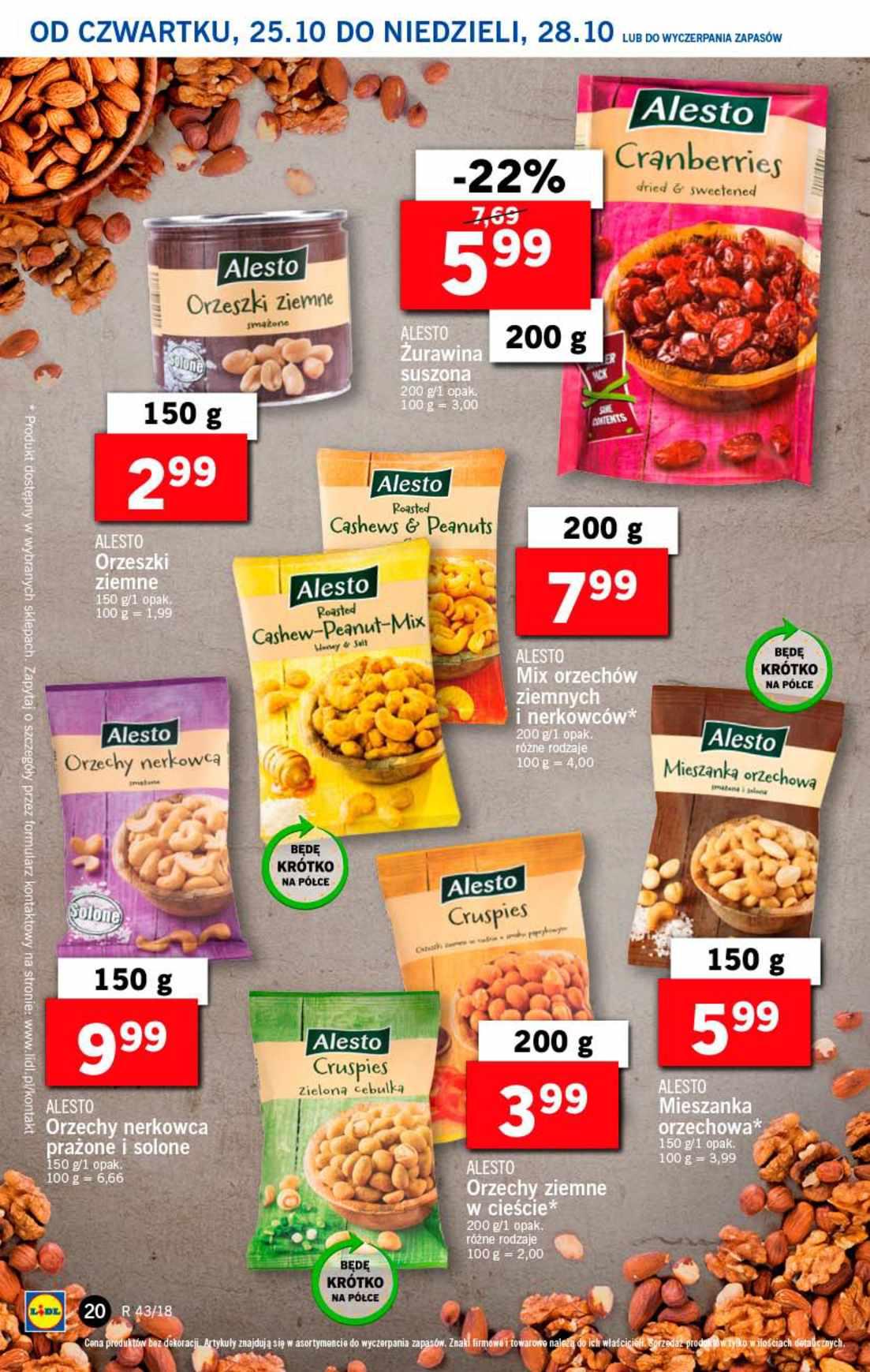 Gazetka promocyjna Lidl do 28/10/2018 str.20