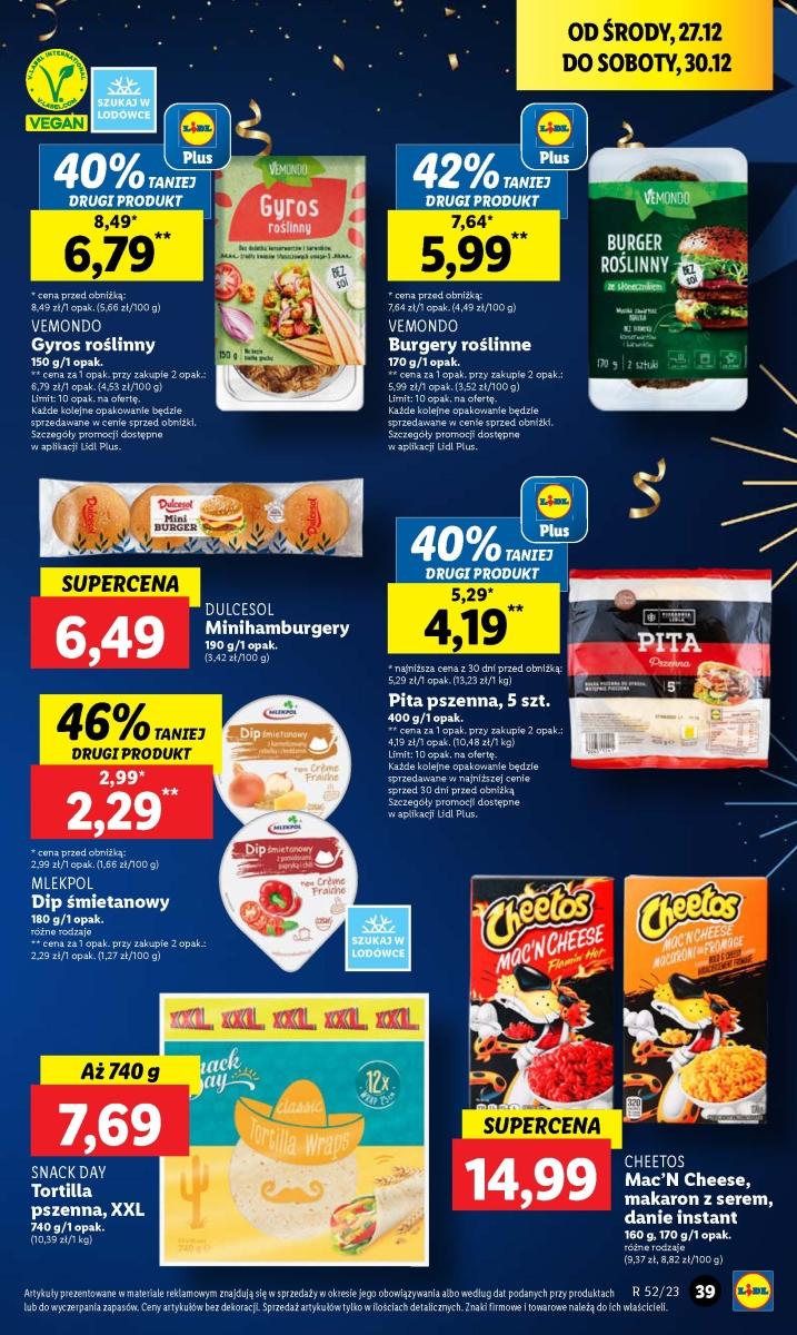 Gazetka promocyjna Lidl do 30/12/2023 str.39