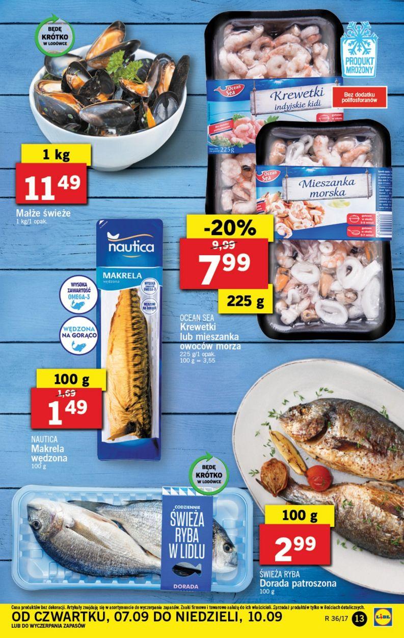 Gazetka promocyjna Lidl do 10/09/2017 str.13