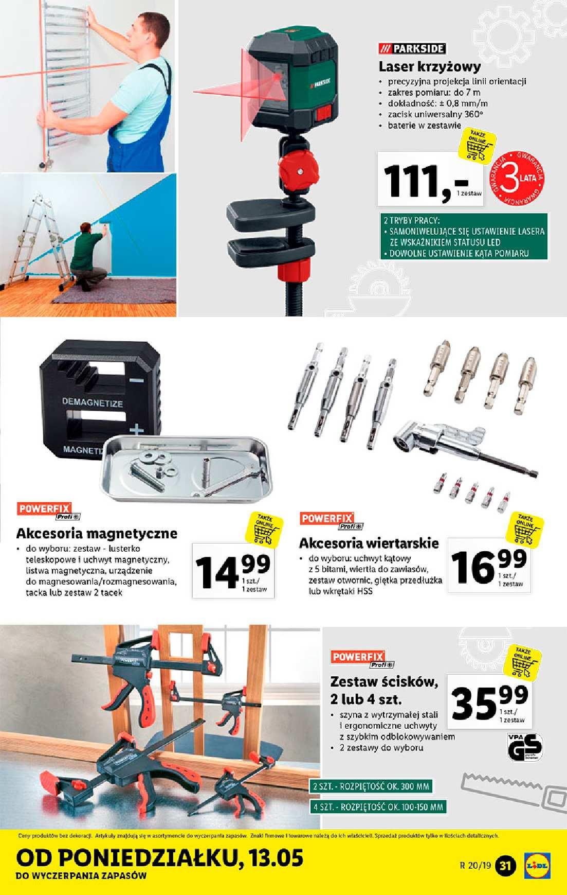 Gazetka promocyjna Lidl do 18/05/2019 str.31