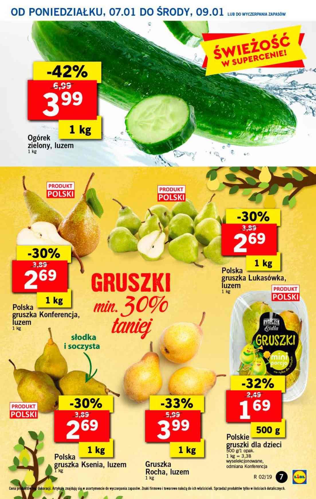 Gazetka promocyjna Lidl do 09/01/2019 str.7