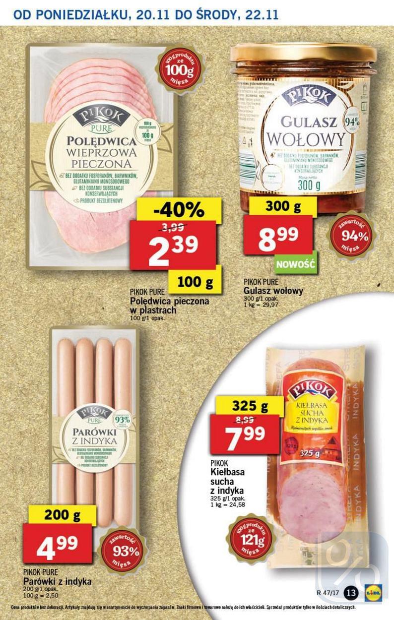 Gazetka promocyjna Lidl do 22/11/2017 str.13