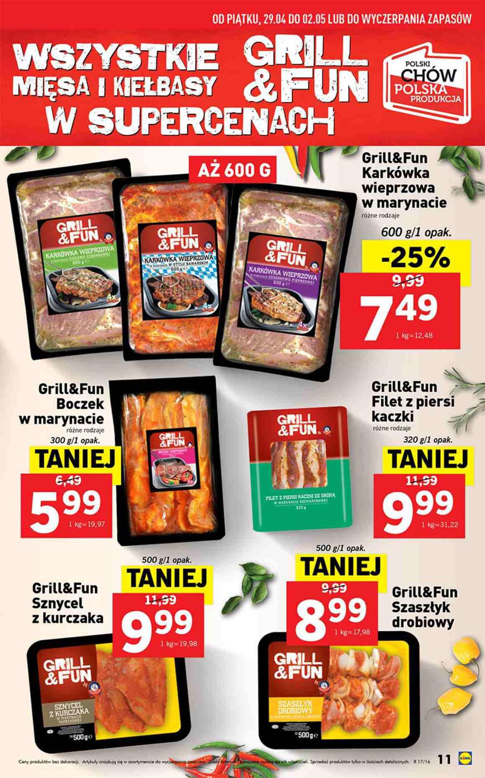 Gazetka promocyjna Lidl do 01/05/2016 str.11