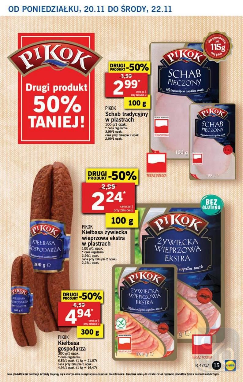 Gazetka promocyjna Lidl do 22/11/2017 str.15