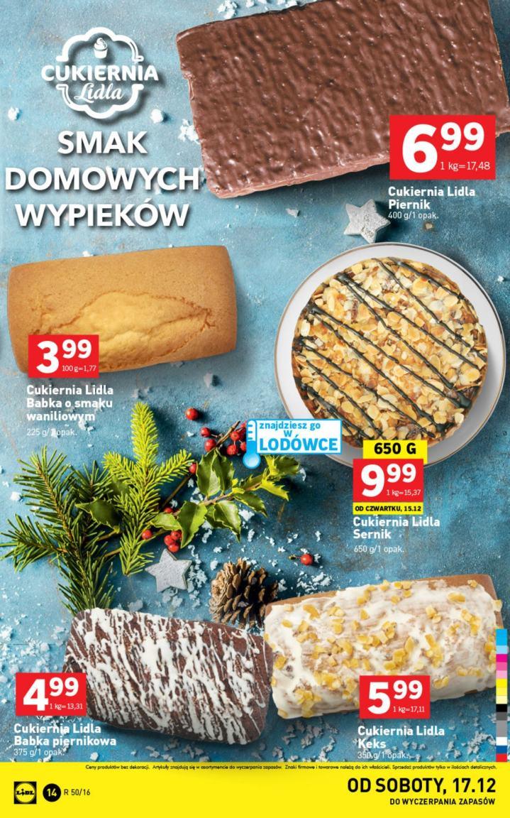 Gazetka promocyjna Lidl do 18/12/2016 str.14