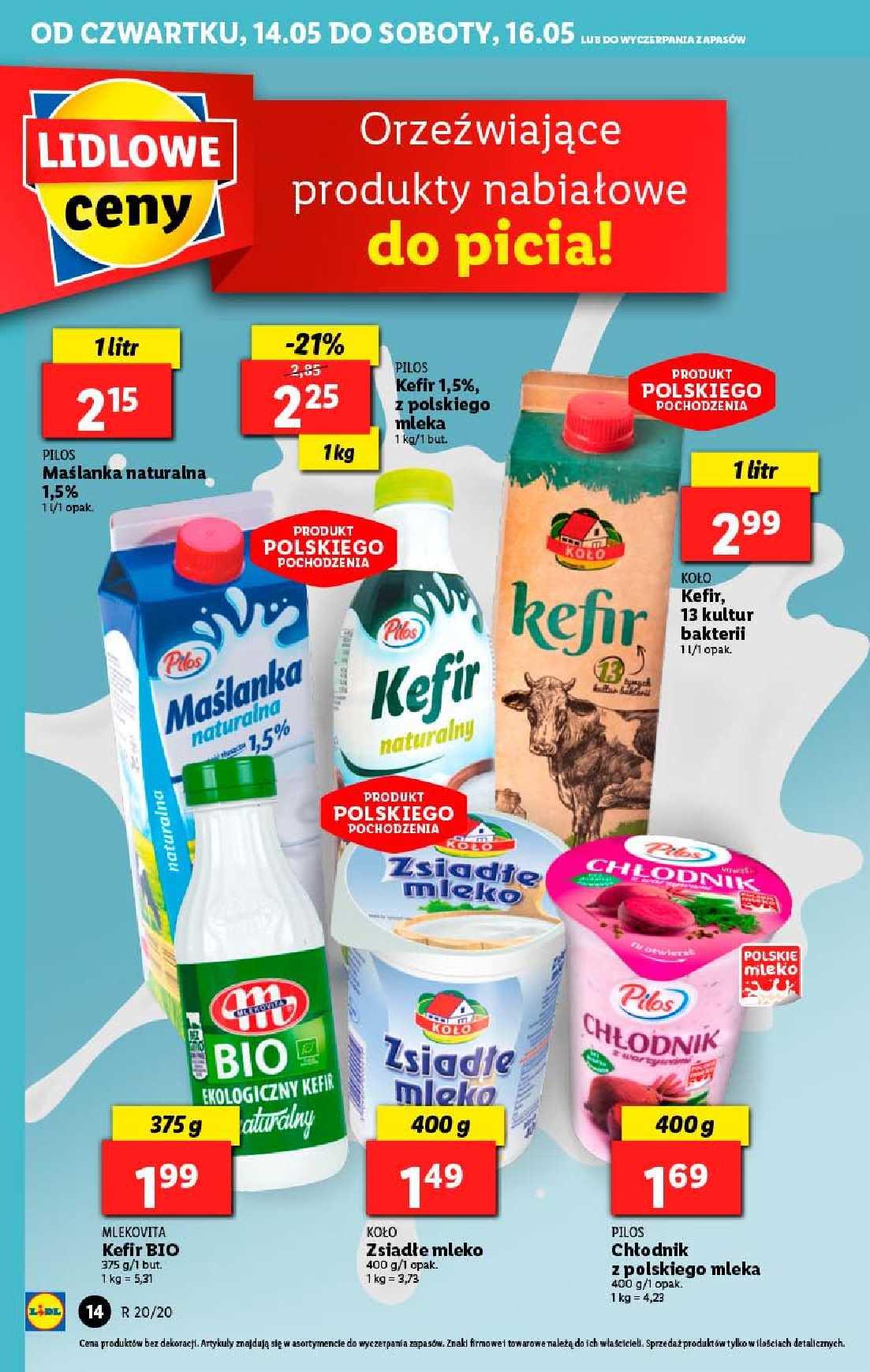 Gazetka promocyjna Lidl do 16/05/2020 str.14