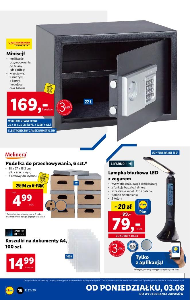 Gazetka promocyjna Lidl do 08/08/2020 str.16