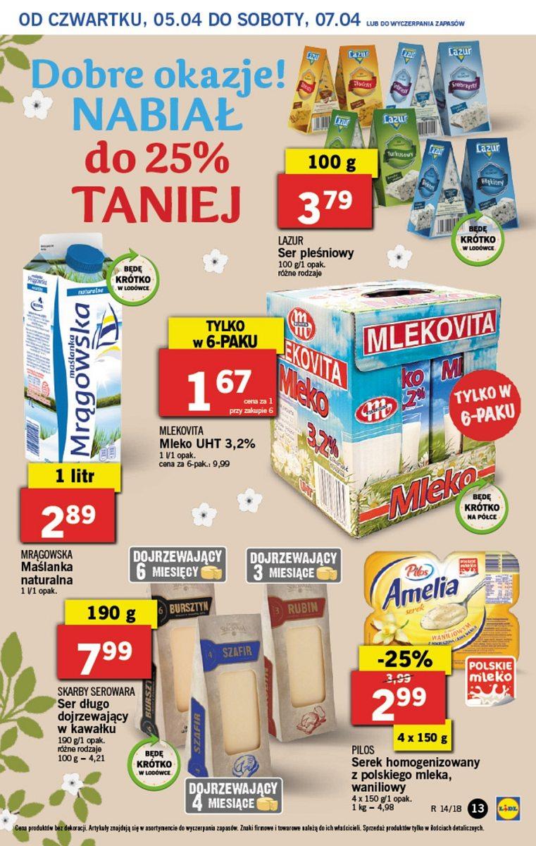 Gazetka promocyjna Lidl do 07/04/2018 str.13