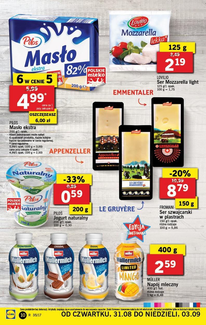 Gazetka promocyjna Lidl do 03/09/2017 str.10