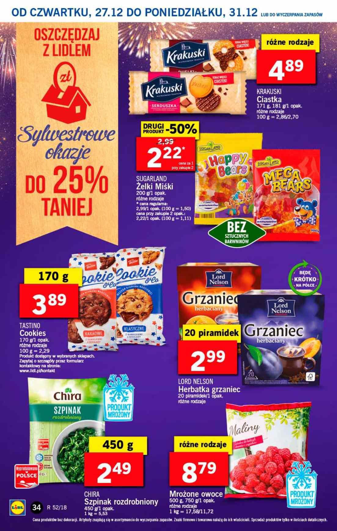 Gazetka promocyjna Lidl do 31/12/2018 str.34