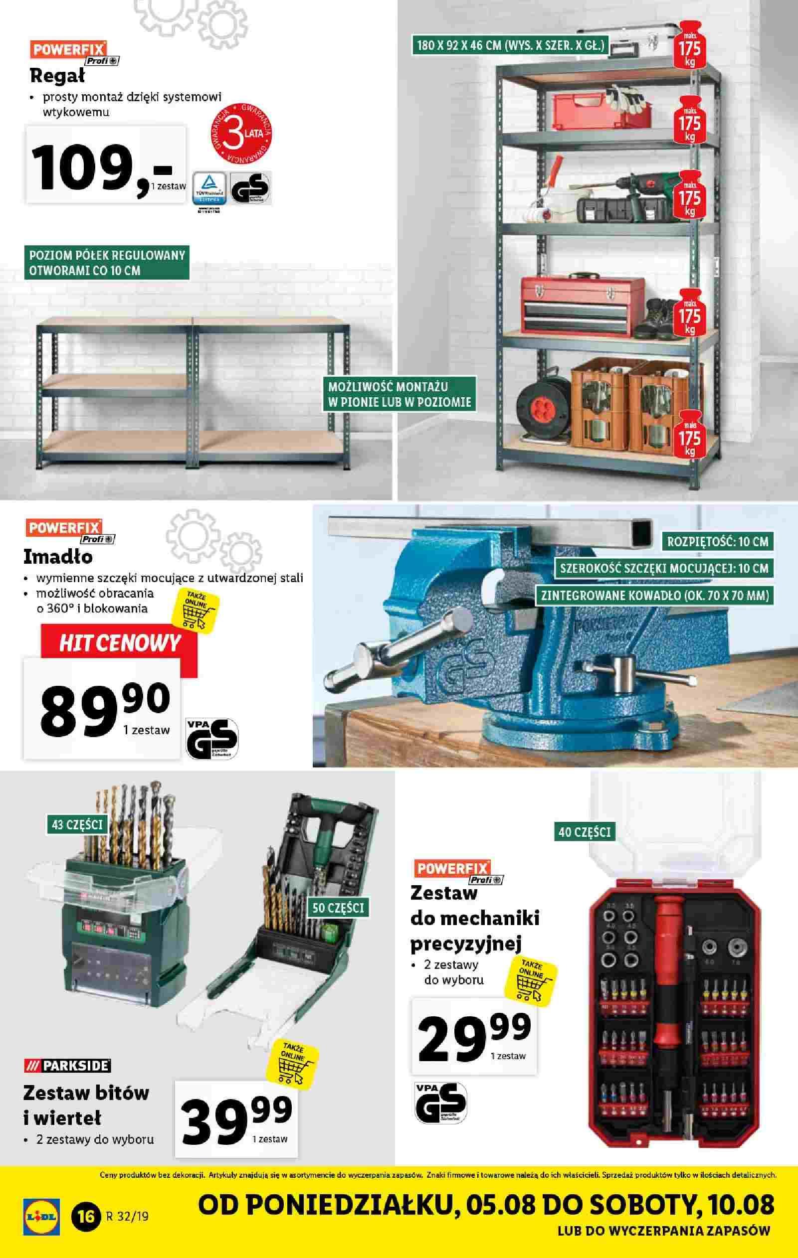 Gazetka promocyjna Lidl do 10/08/2019 str.16