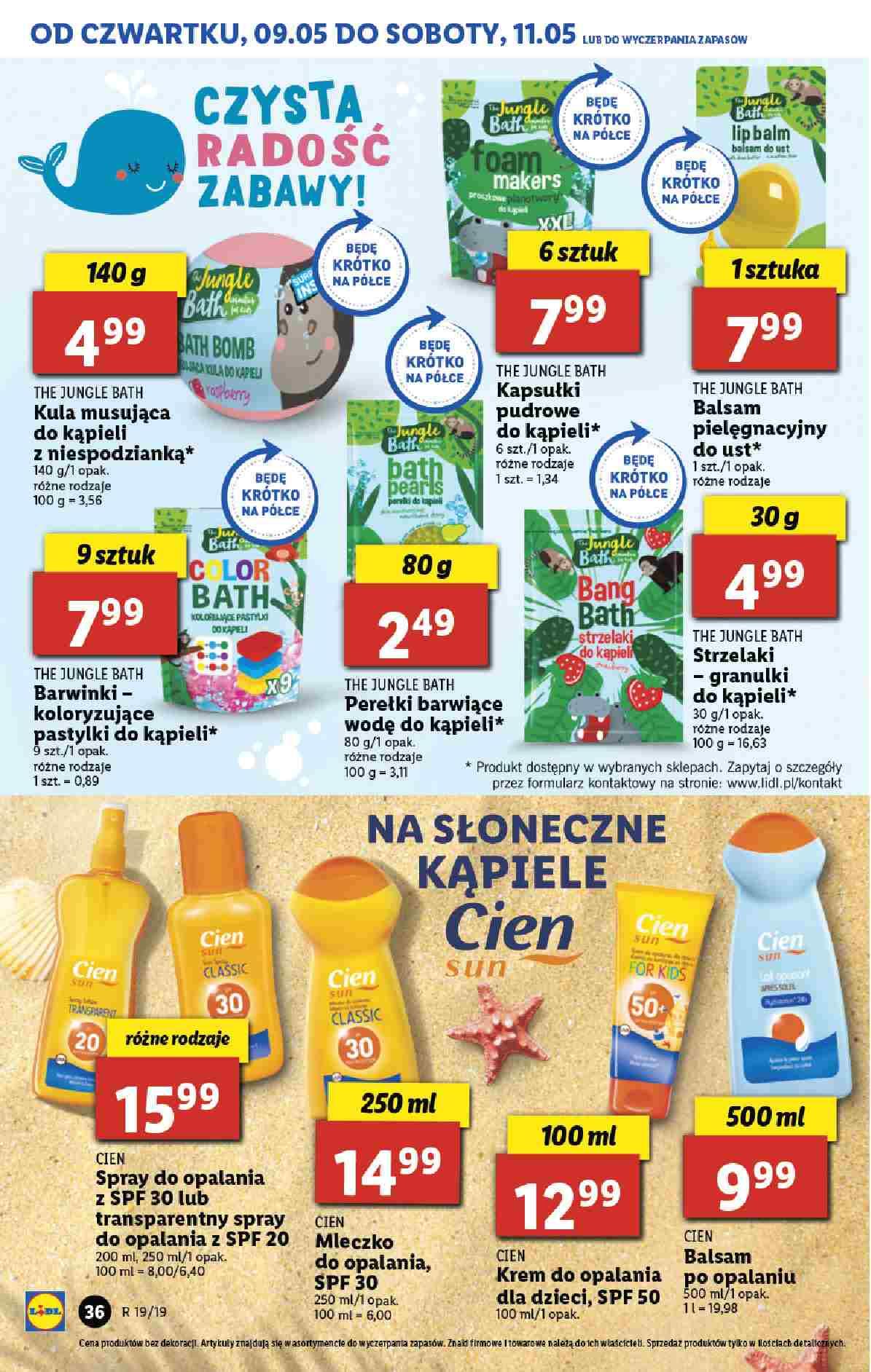 Gazetka promocyjna Lidl do 11/05/2019 str.36