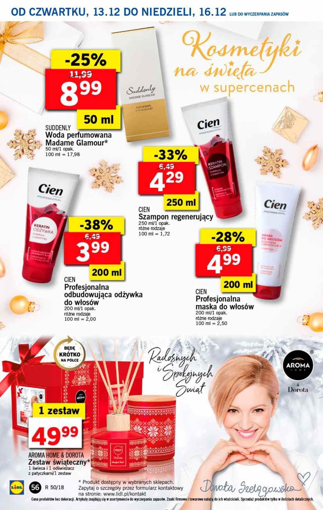 Gazetka promocyjna Lidl do 16/12/2018 str.56