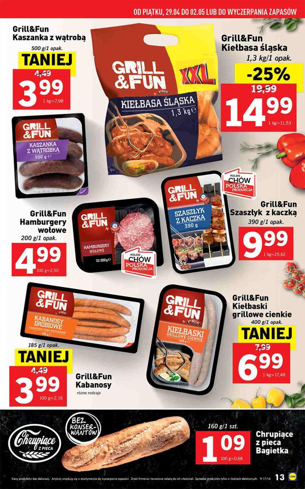 Gazetka promocyjna Lidl do 01/05/2016 str.13