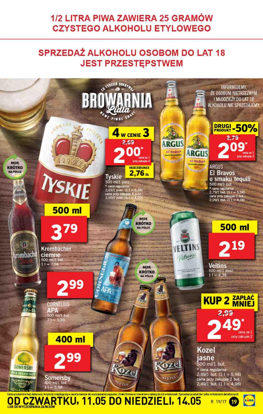 Gazetka promocyjna Lidl do 14/05/2017 str.19