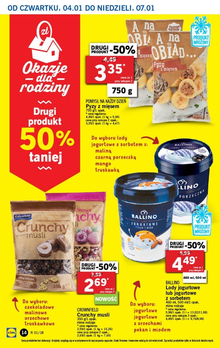 Gazetka promocyjna Lidl do 07/01/2018 str.14